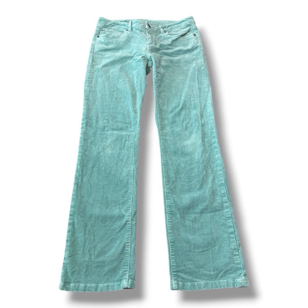 Patagonia Corduroy Organic Cotton Blend Pants Turquoise Outdoor Women’s Size 30